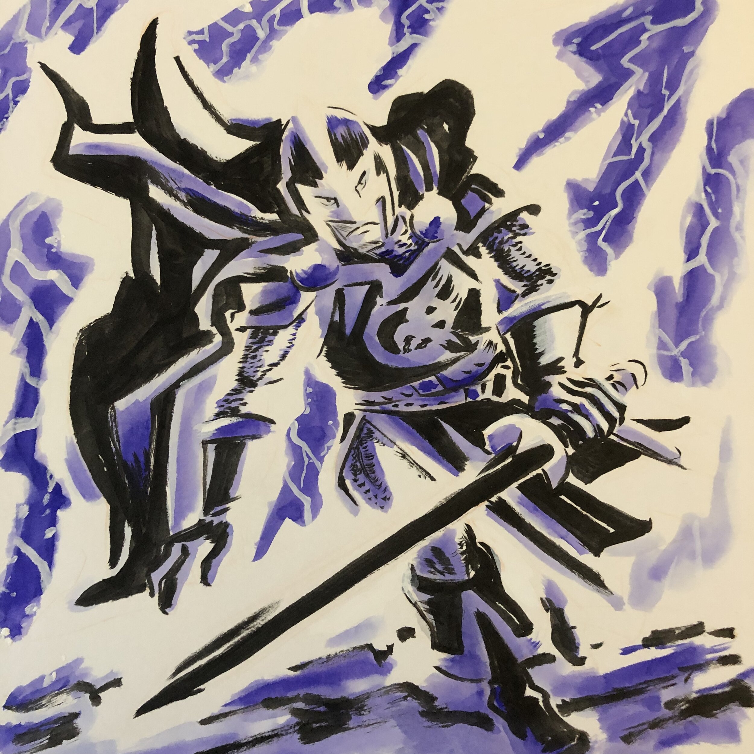 Black Knight painting