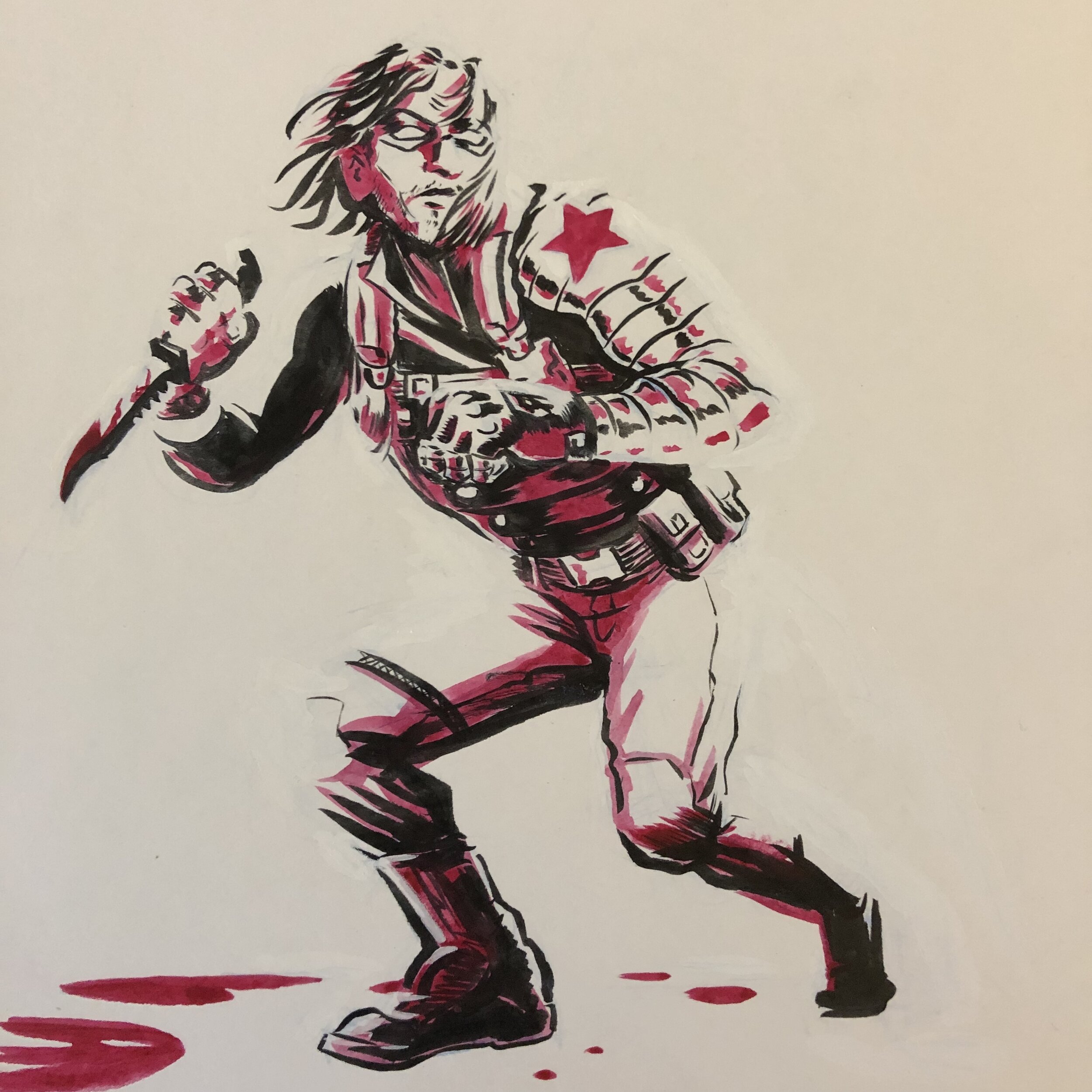 Winter Soldier painting