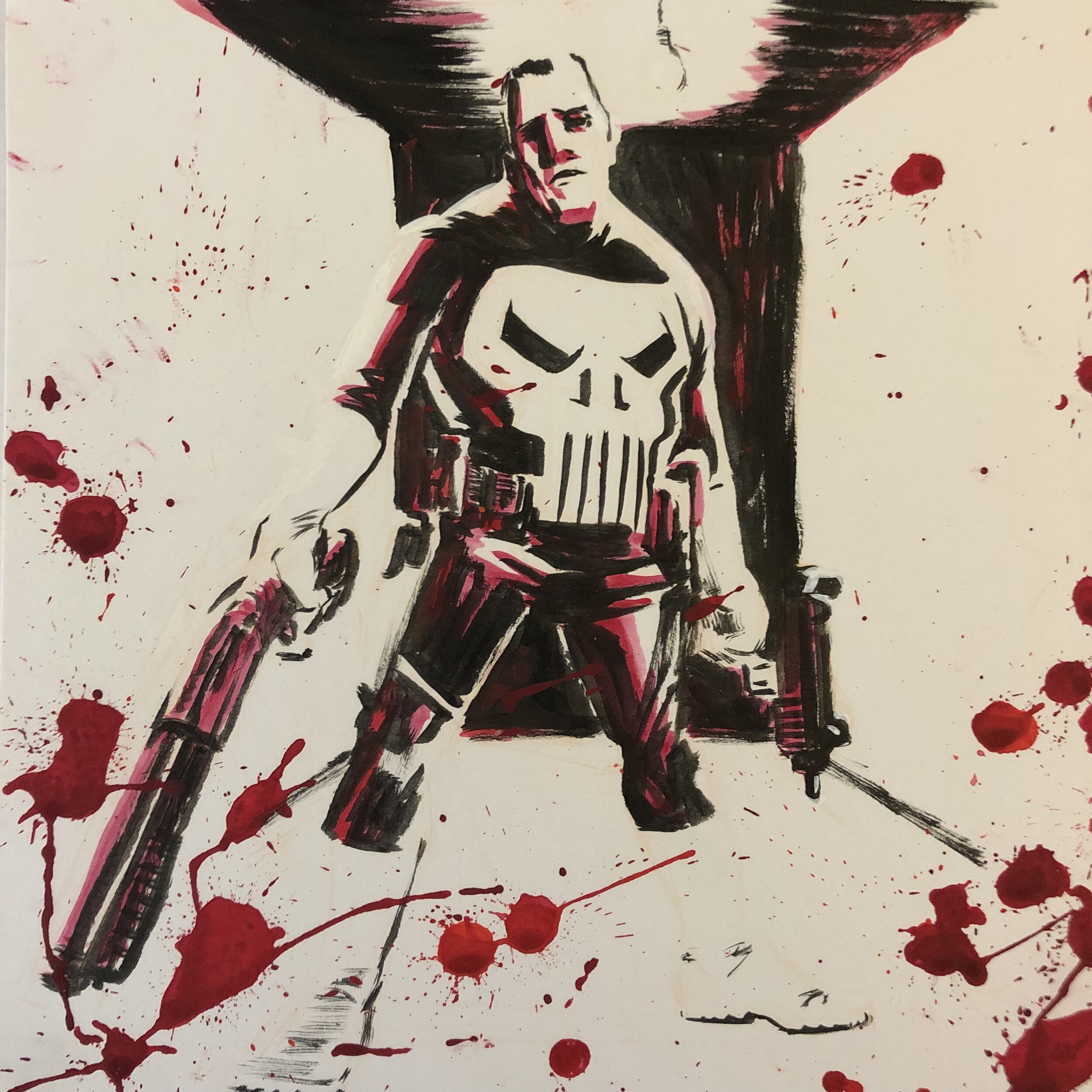 Punisher painting