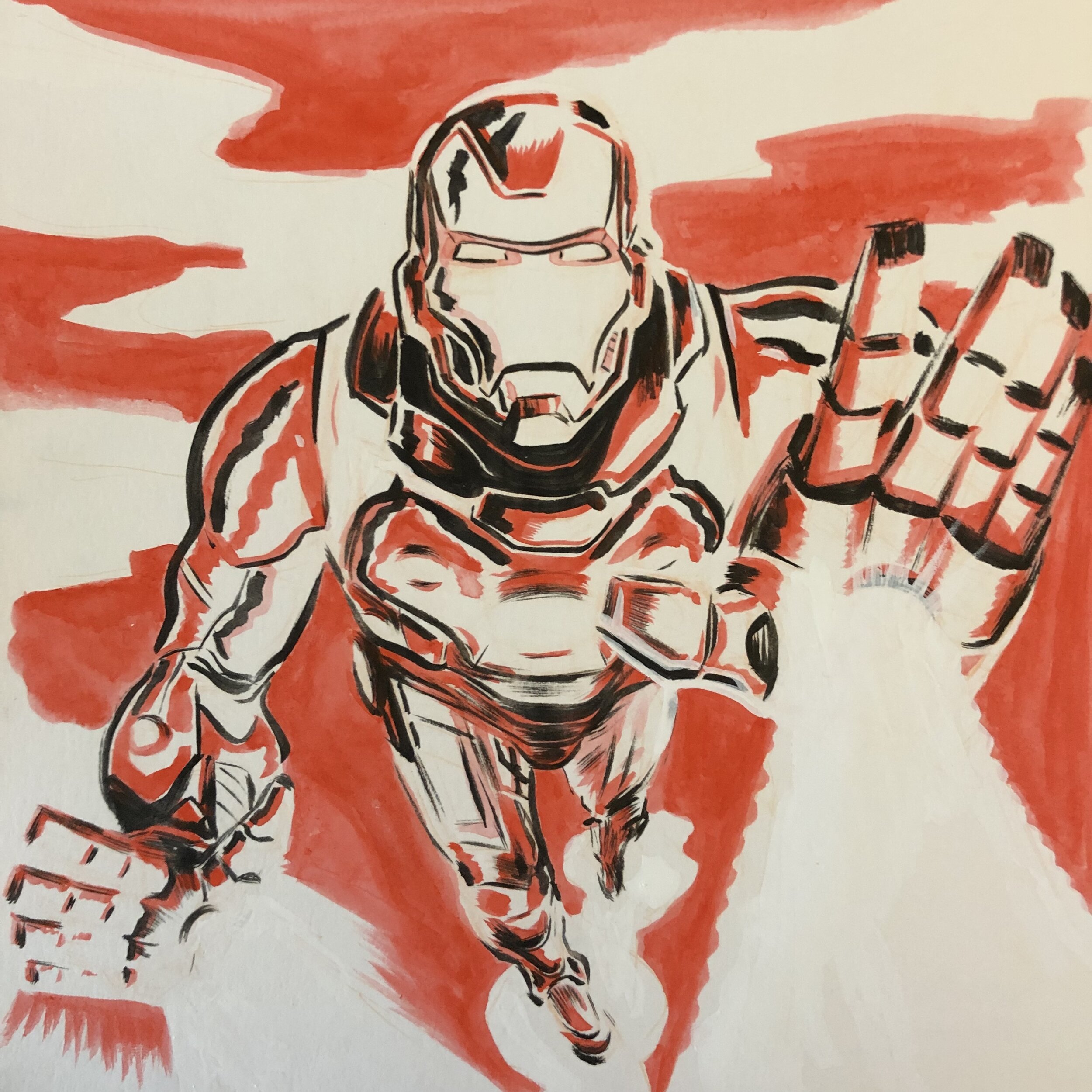 Iron Man painting