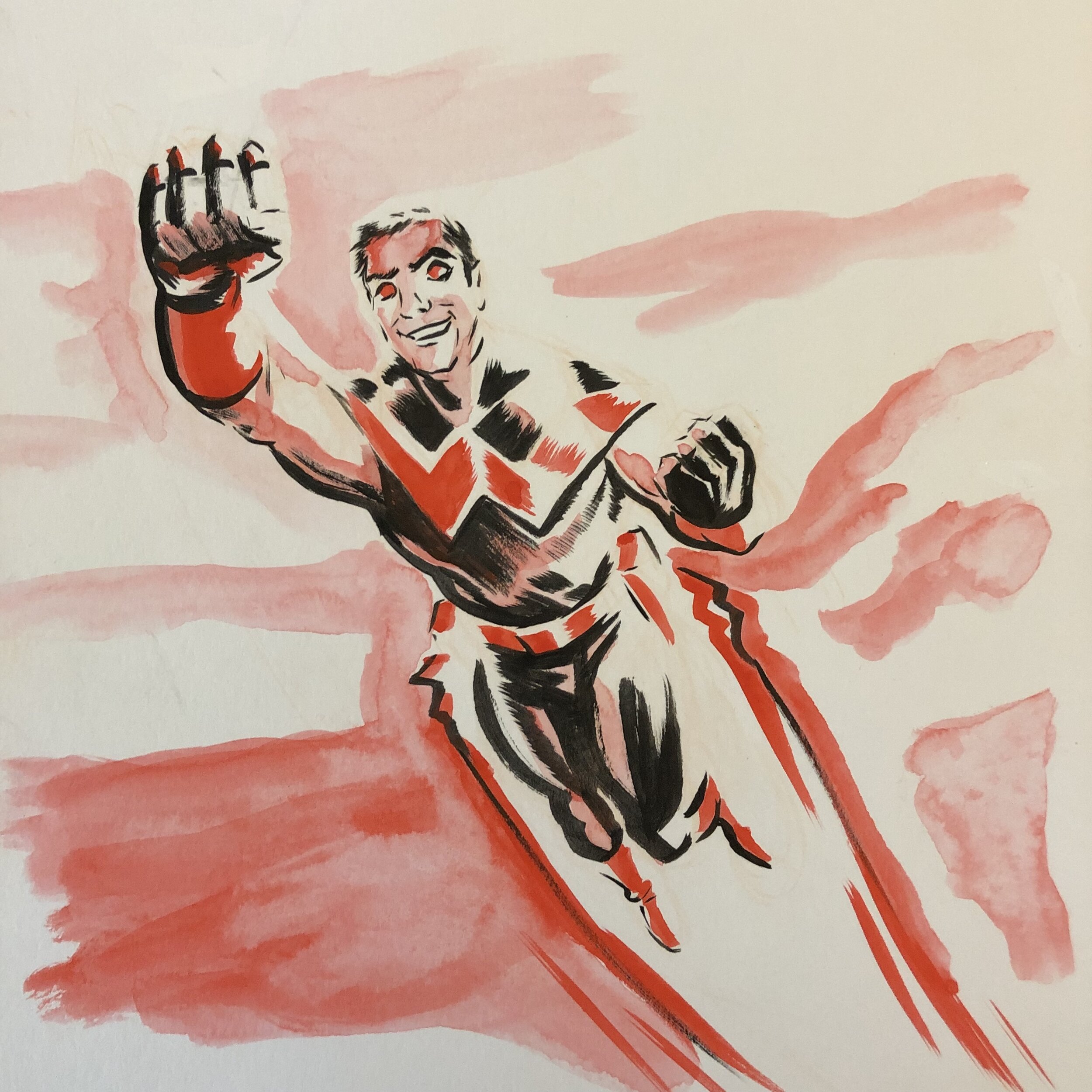 Wonder Man painting