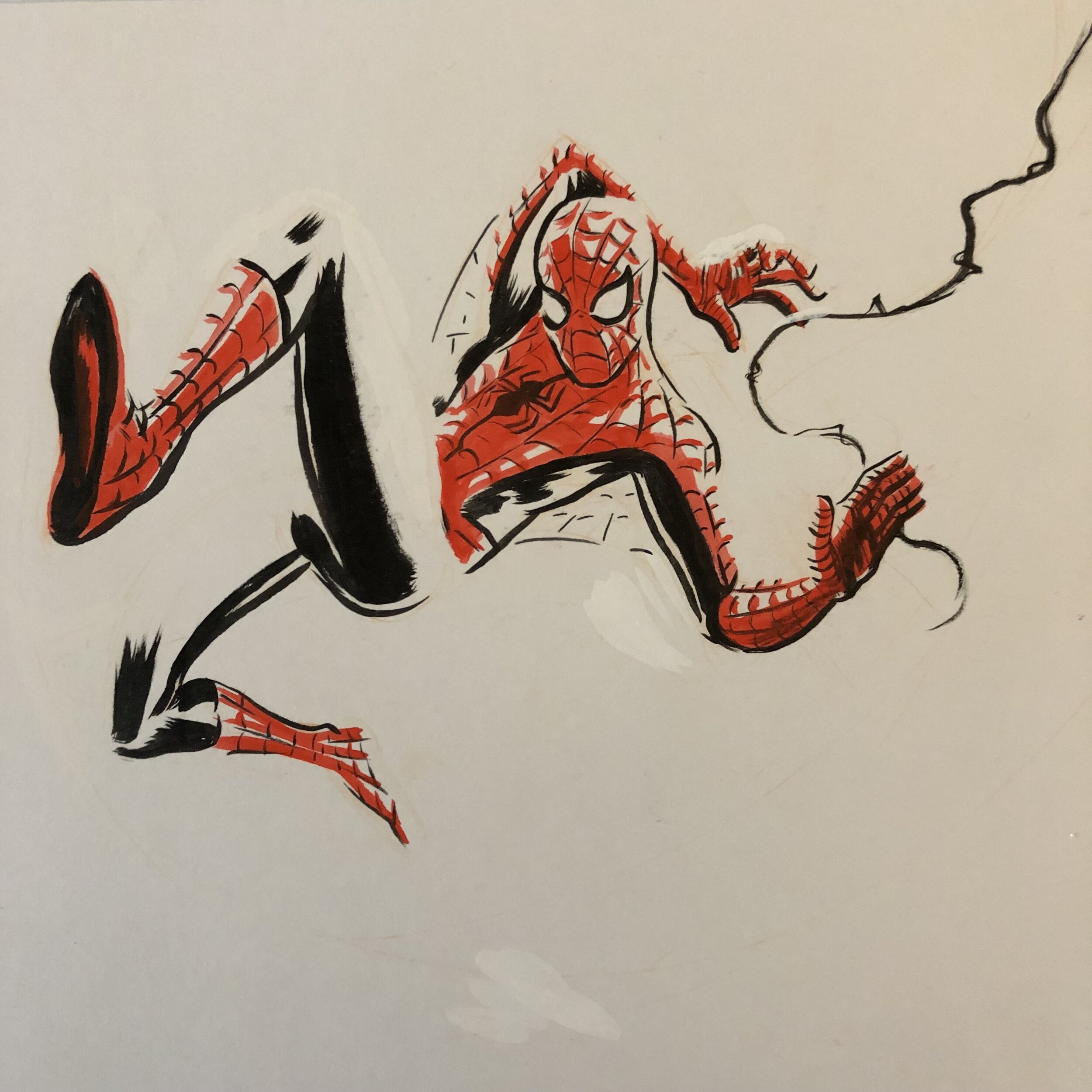 Spider-Man (Peter Parker) painting 