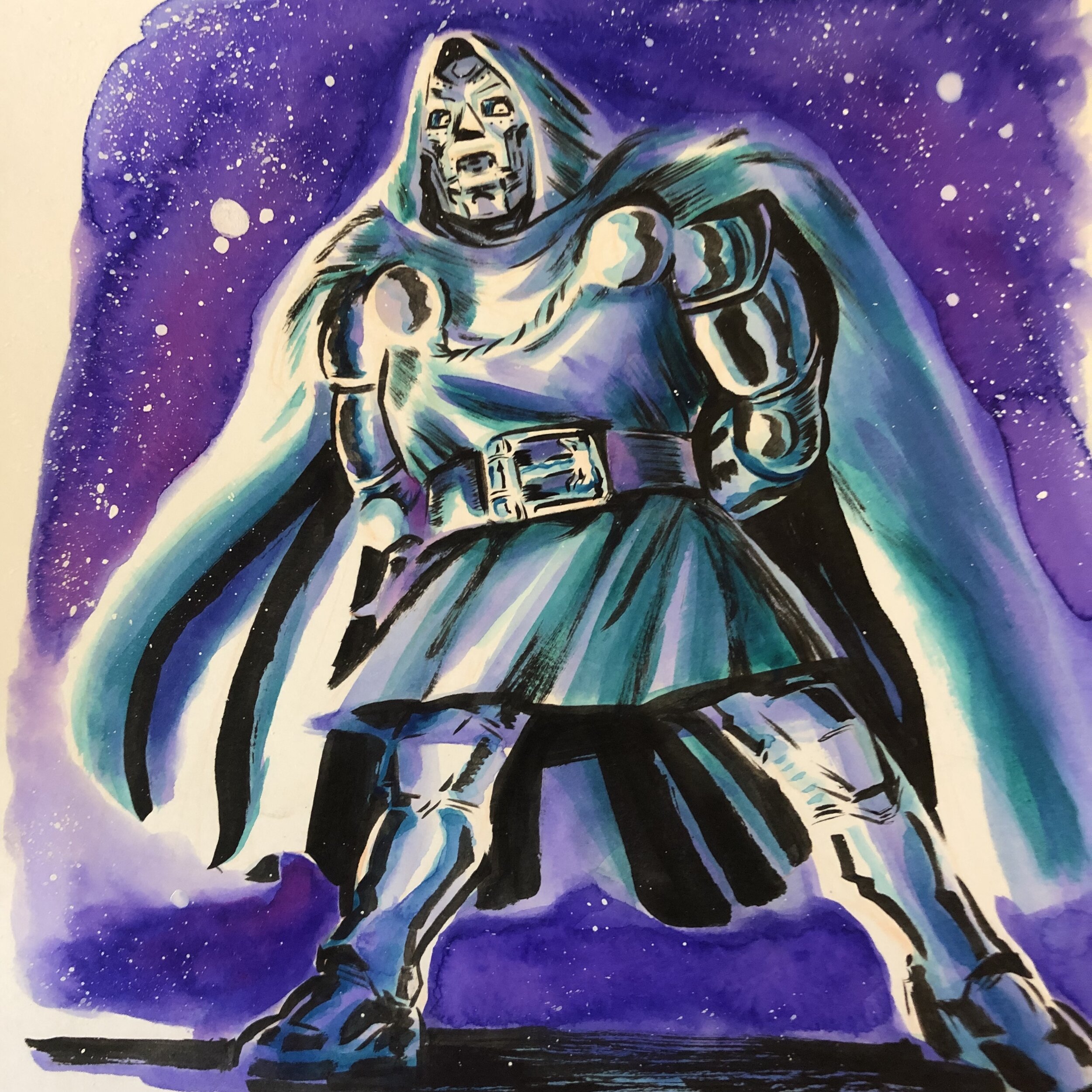 Doctor Doom painting