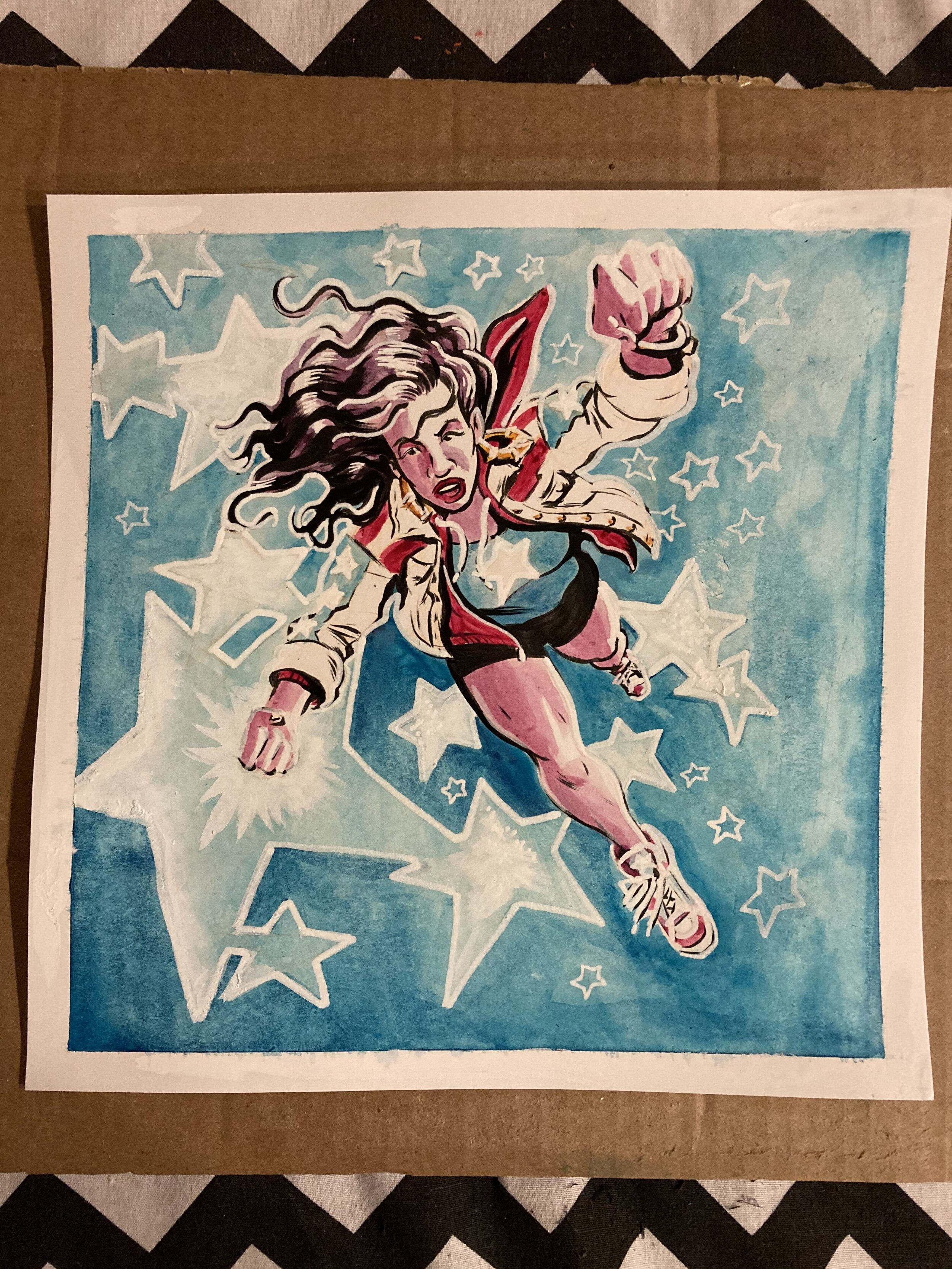 America Chavez painting