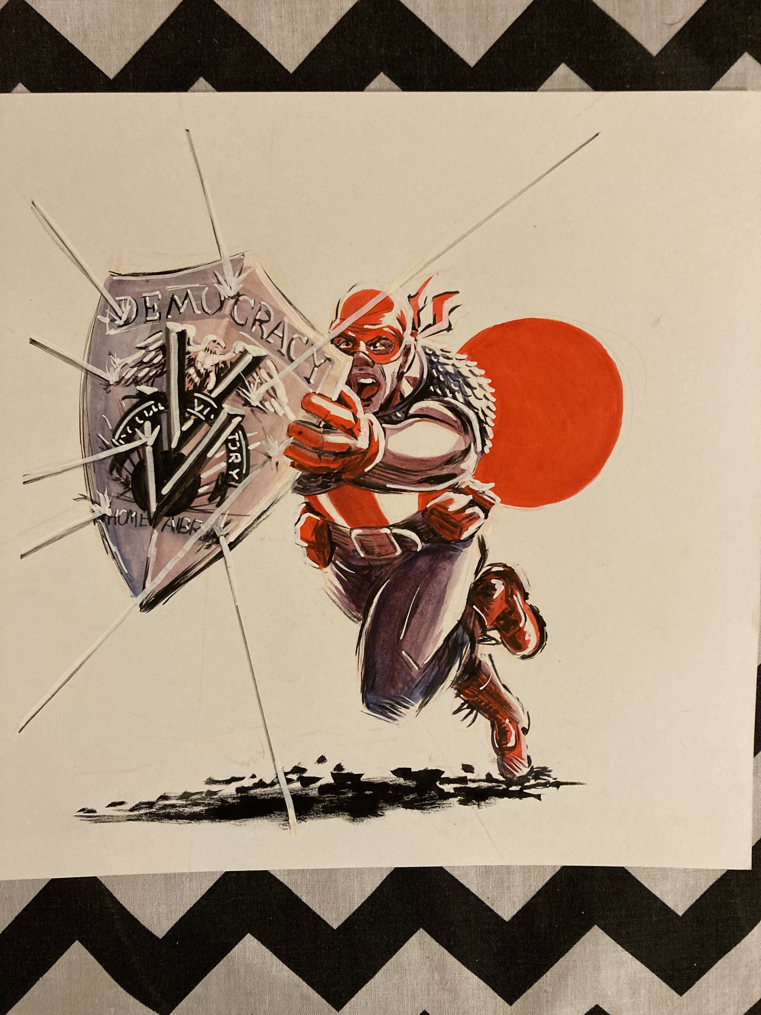 Isiaiah Bradley painting