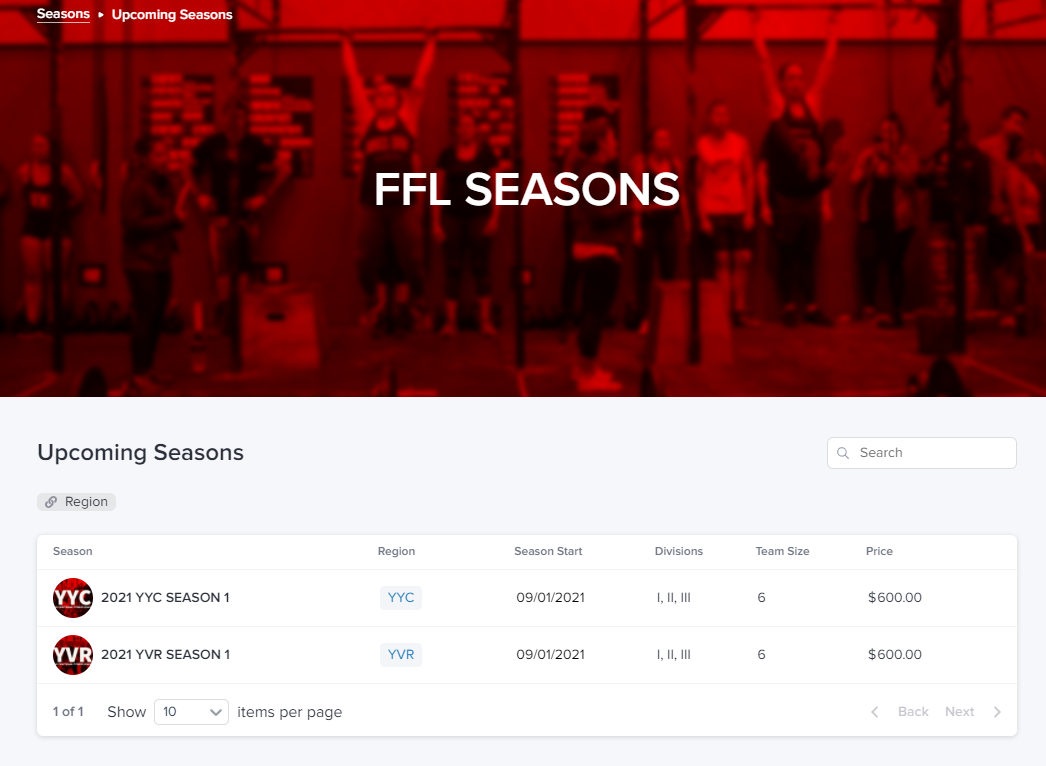 The 2021 Season Begins