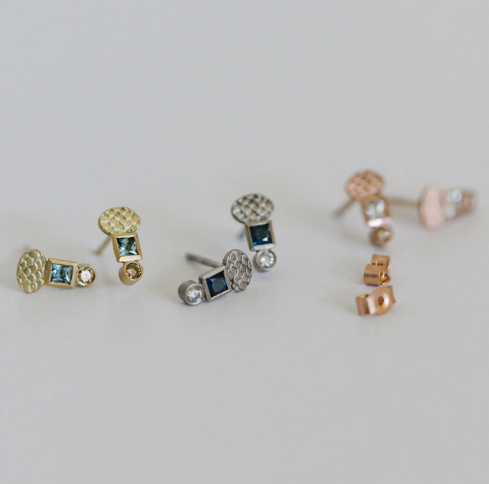 01 catkin column studs with champagne diamonds in group.jpg