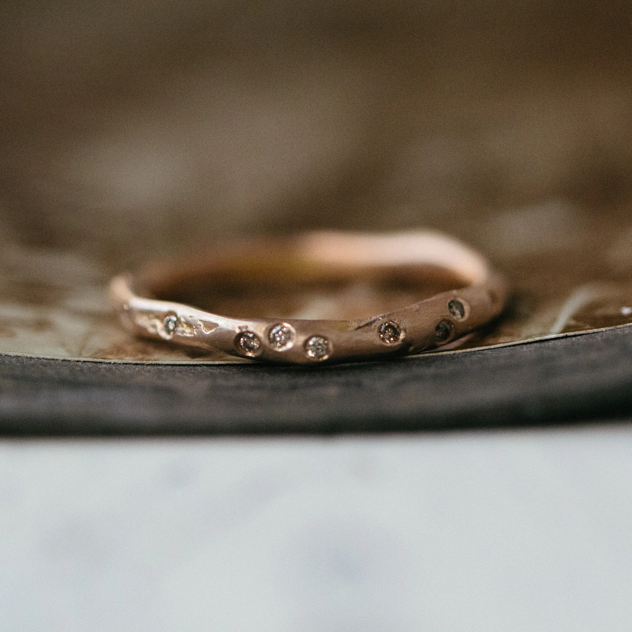 Sculpted Scatter Ring