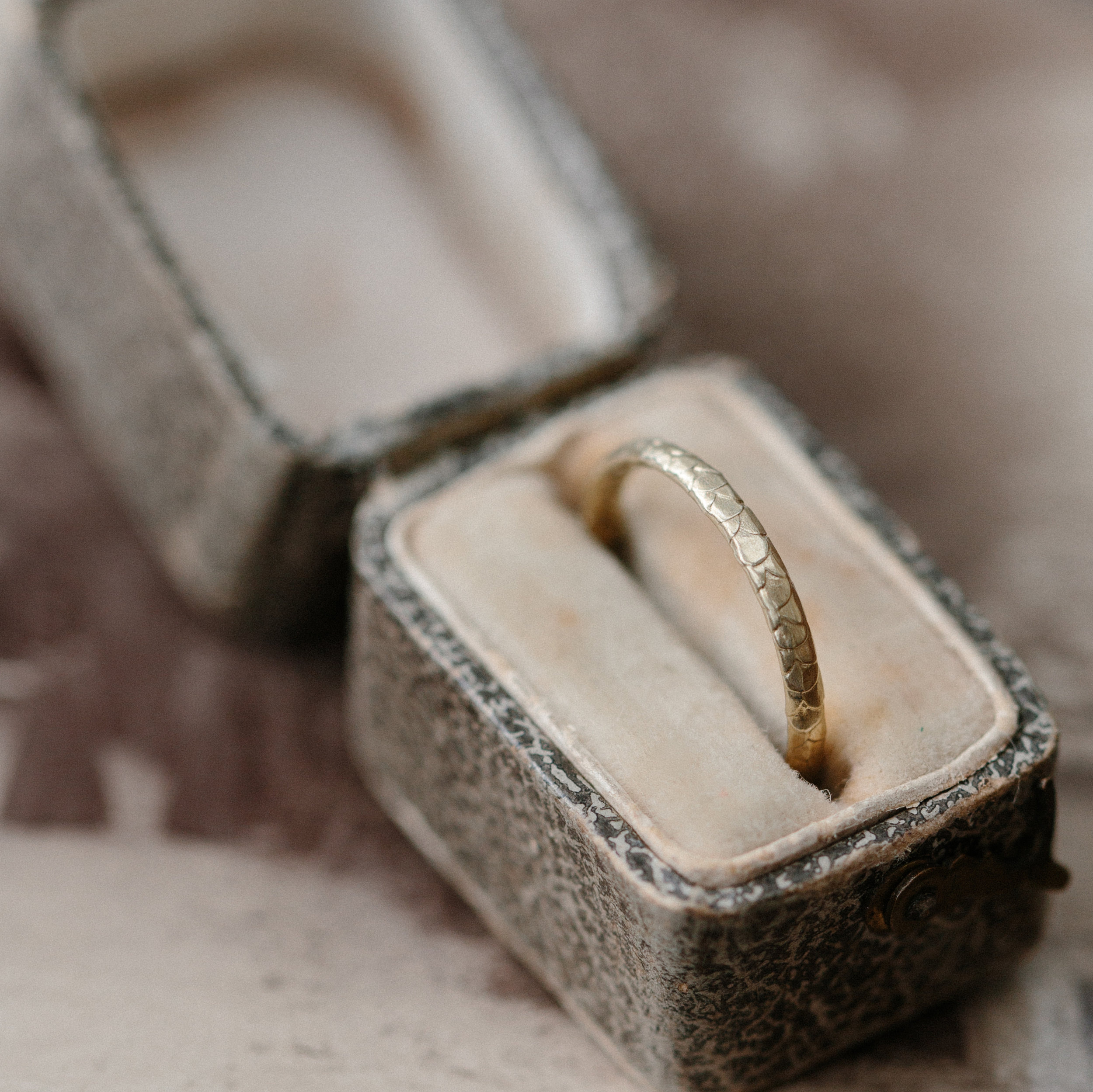 Tiny Catkin Wedding Ring