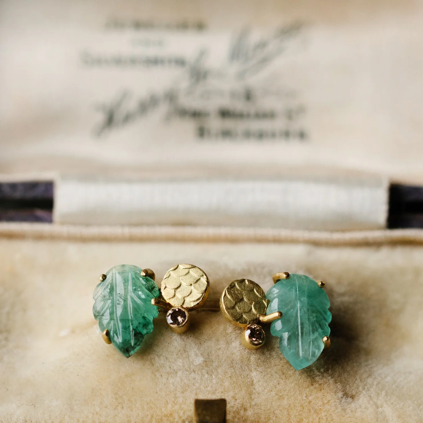 emerald earrings