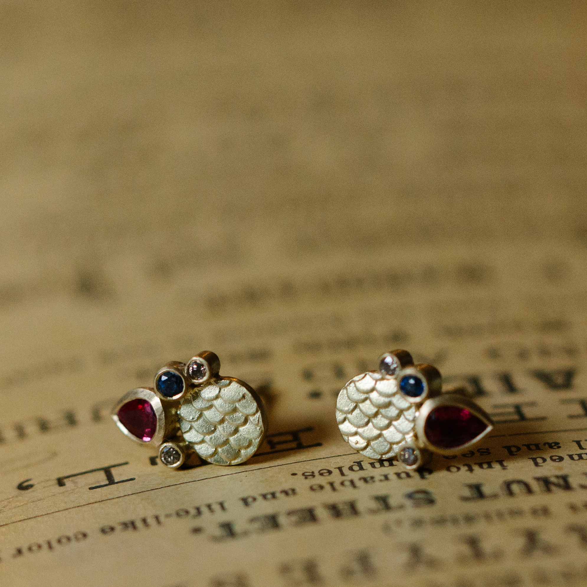 Fairtrade gold earring
