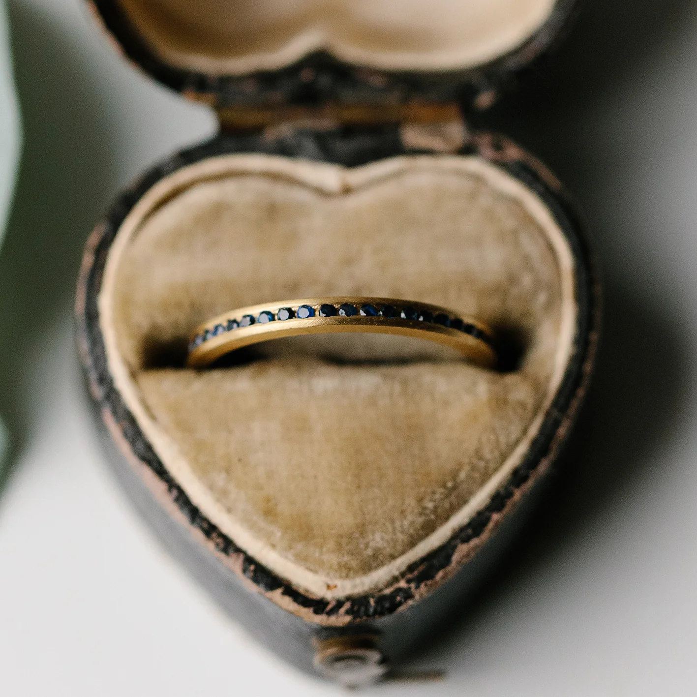 Slim Sapphire Eternity Ring