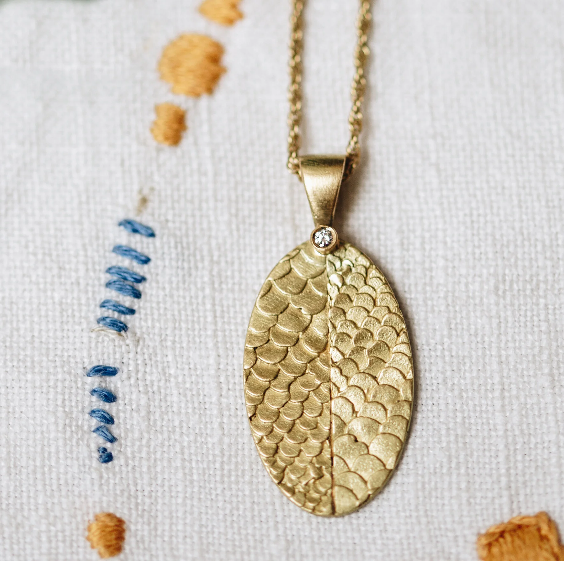 Catkin Reflections Pendant