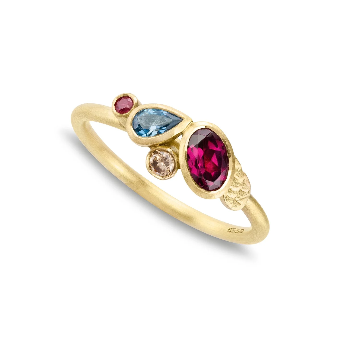 Catkin Happenstance Droplet Ring in 18ct yellow gold size P 1/2