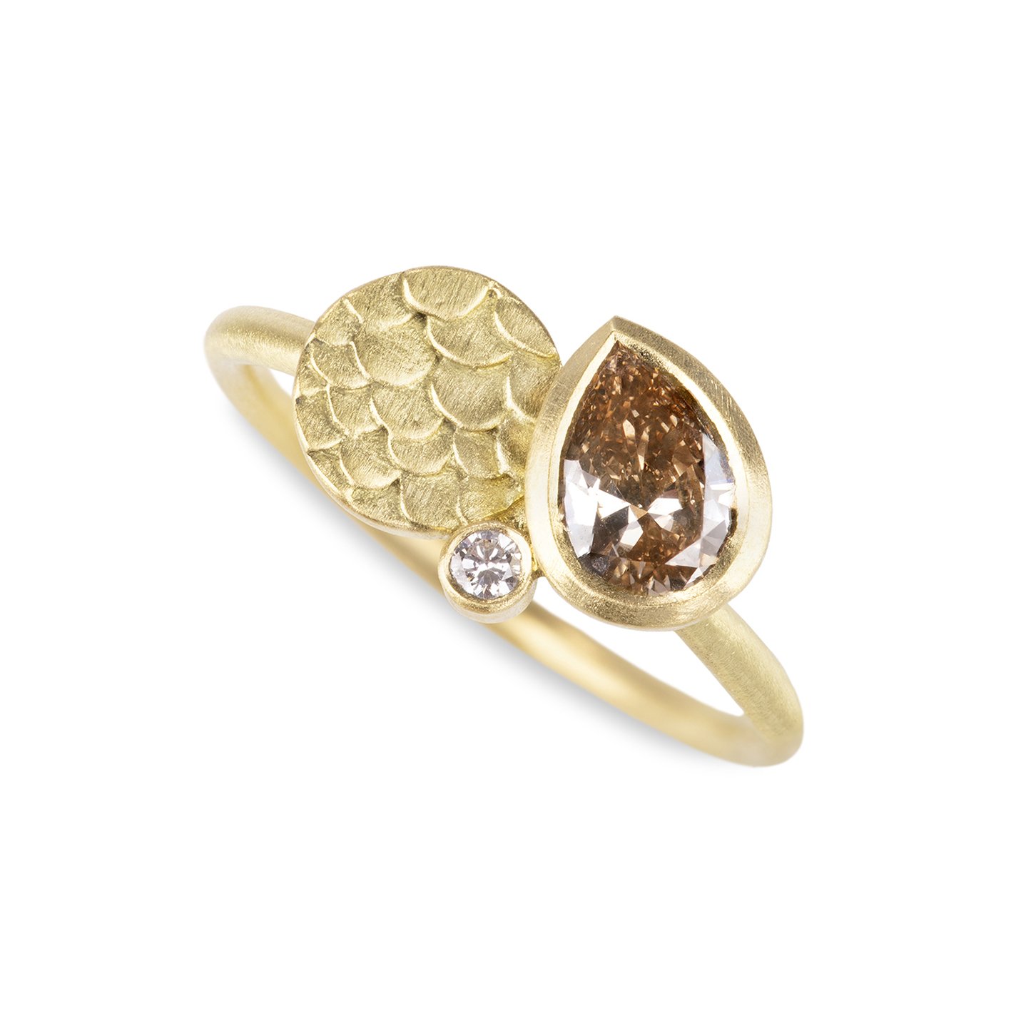 Catkin Curiosity Teardrop Ring
