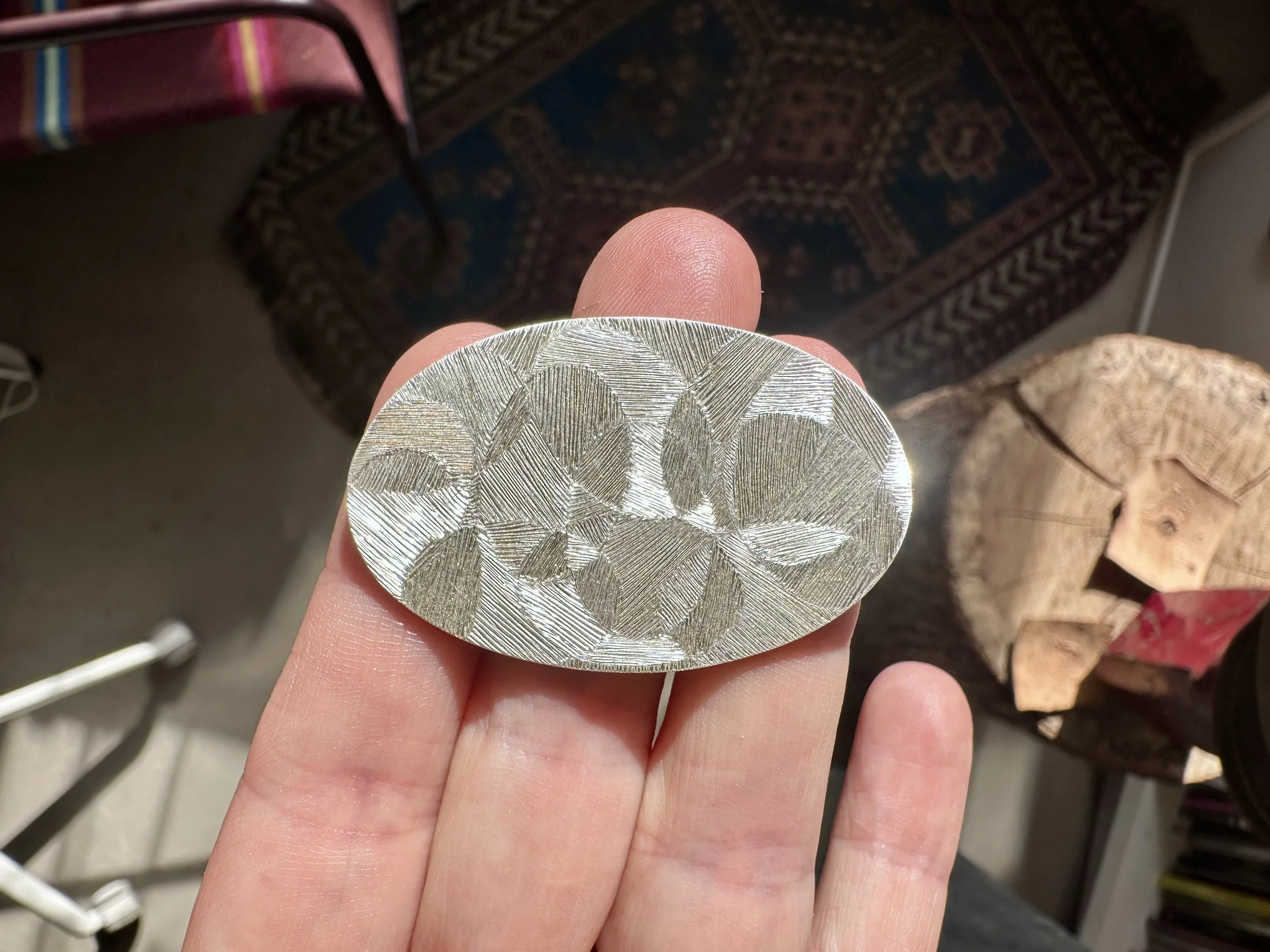 My engraving test piece from week one