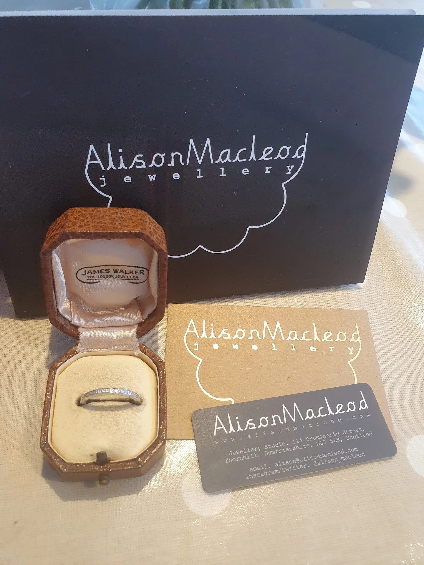 Simple gold band by alison macleod