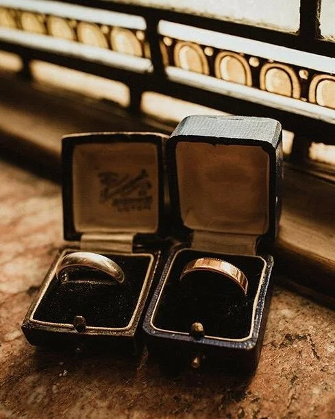 Mens gold band wedding rings made in scotland