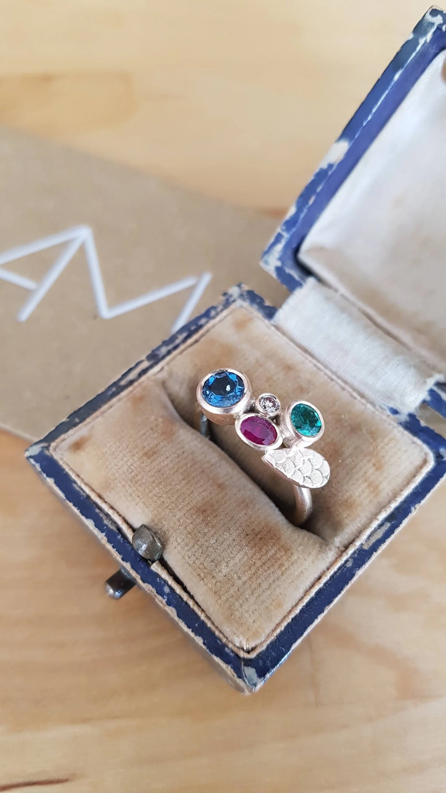 Heirloom Jewellery Turned into Gemstone Ring by Alison Macleod