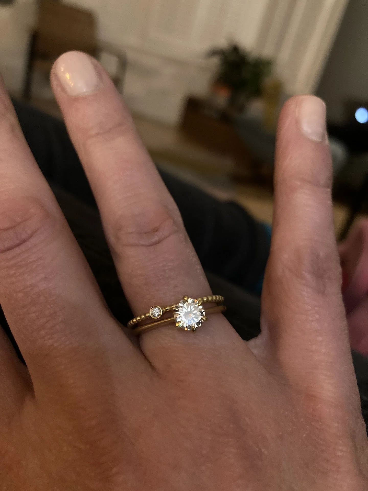 Bespoke Diamond Engagement and Wedding Ring Alison macelod