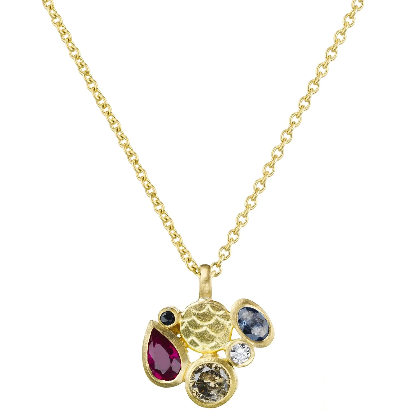 Catkin Happenstance Pendant in 18ct gold