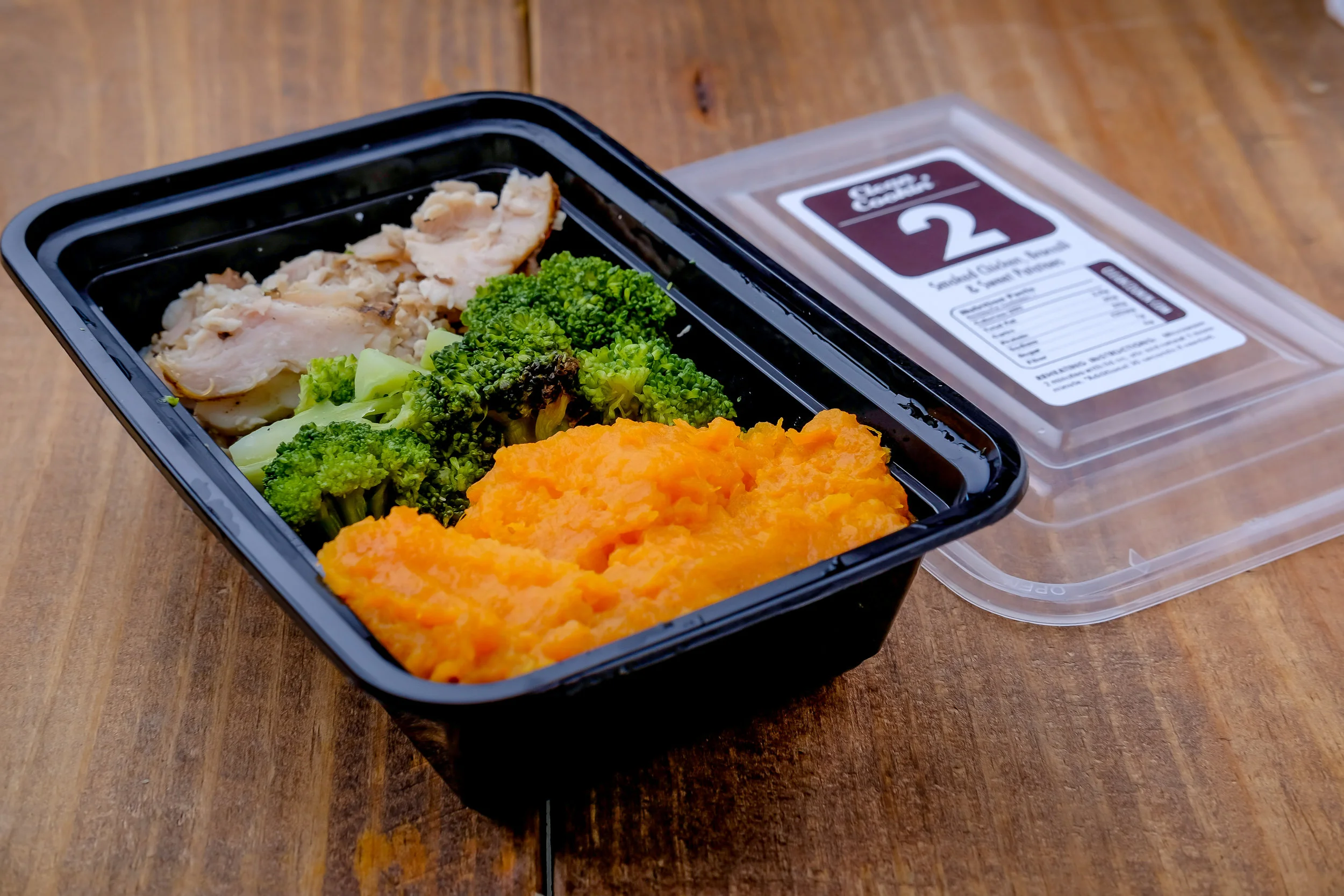 #2: Smoked Chicken, Broccoli, &amp; Sweet Potatoes