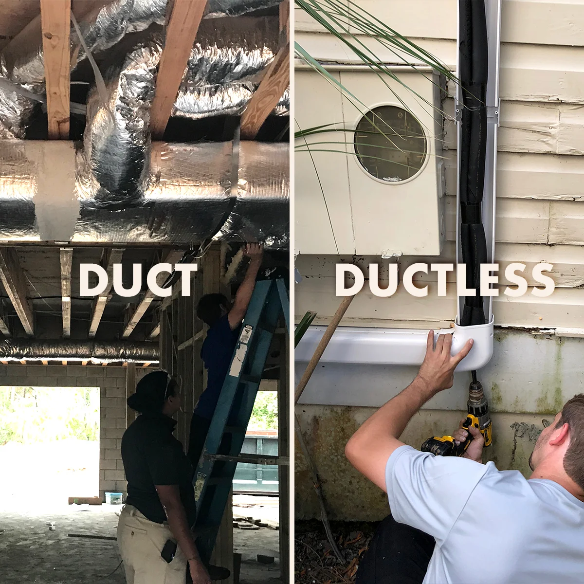 The Overwhelming Decisions of Duct vs Ductless — Heating, Cooling