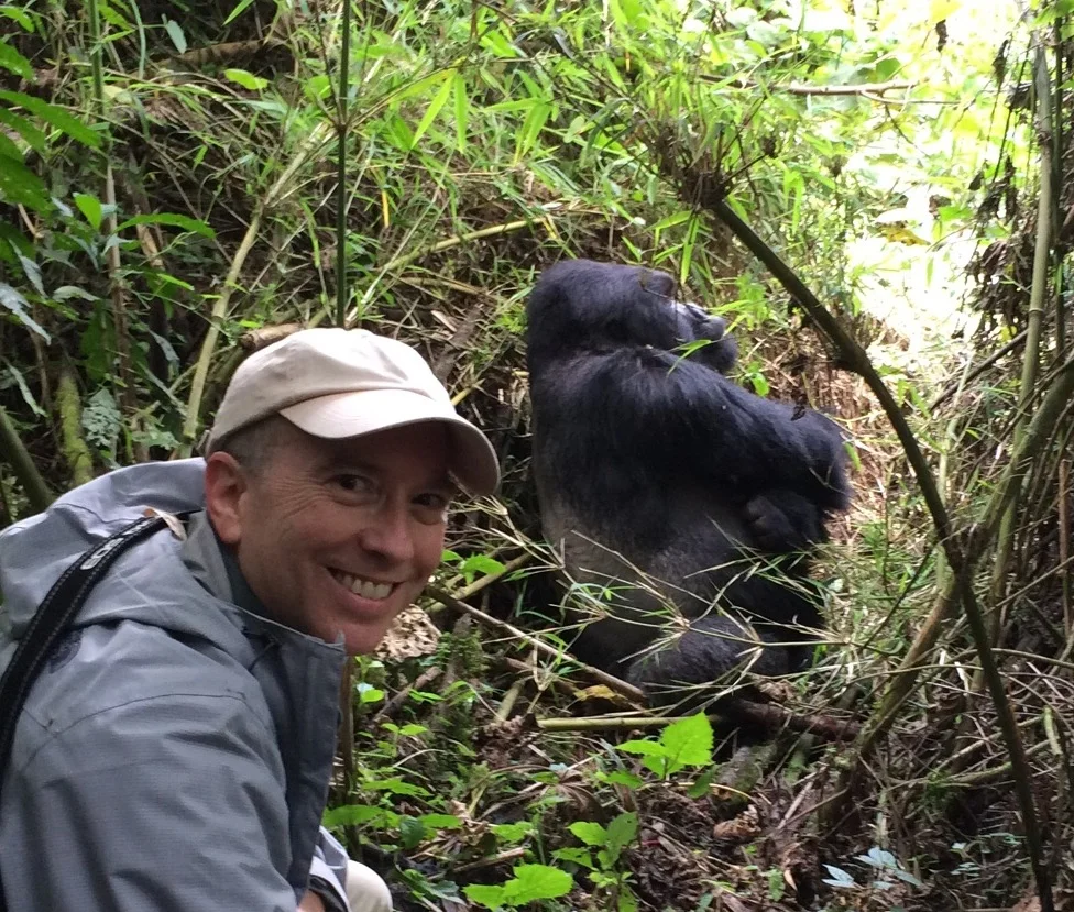 Visiting gorillas in Rwanda