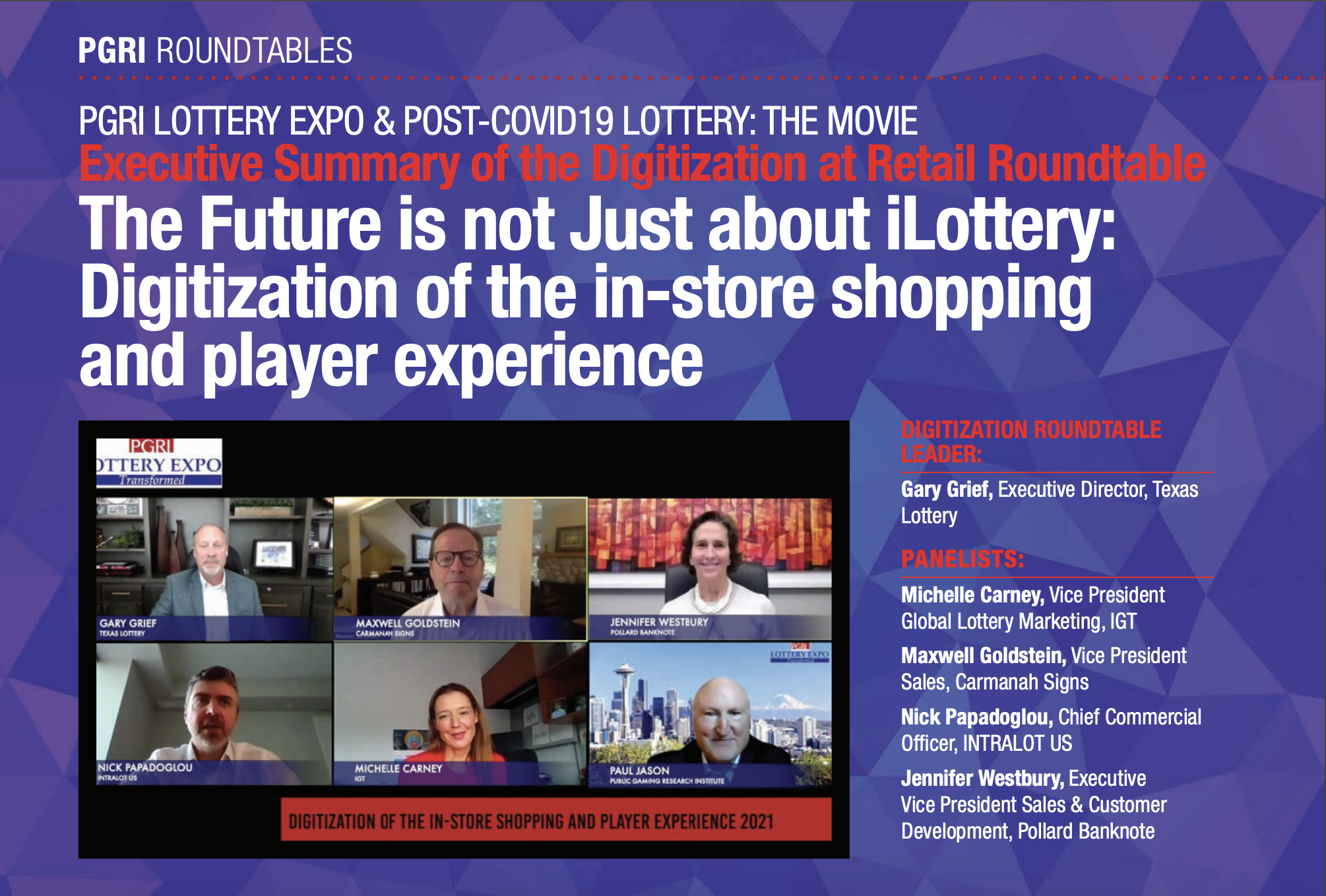 PGRI: "Digitization at Retail" Roundtable Recap