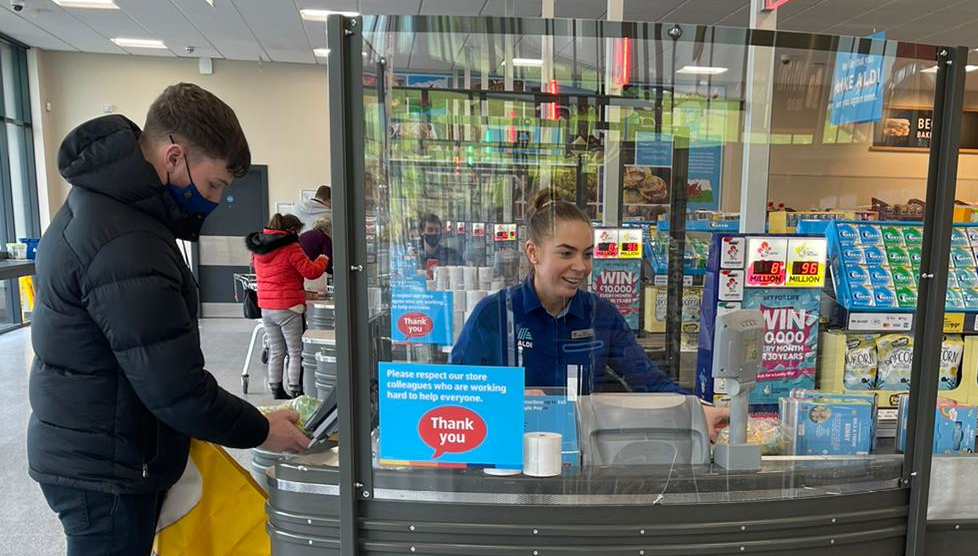 The National Lottery Rolls Out to All Aldi UK Stores with Carmanah In-Lane Jackpot Signs