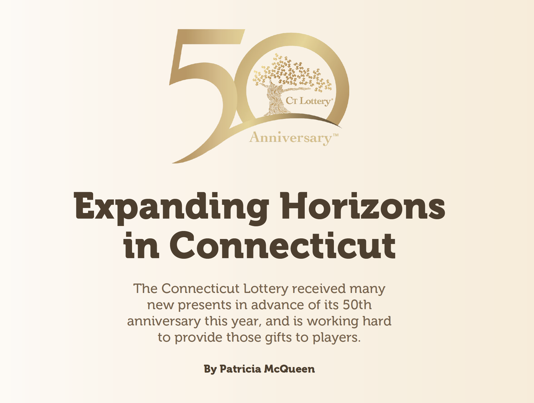 NASPL Insights Profile: The Connecticut Lottery's 50th Anniversary