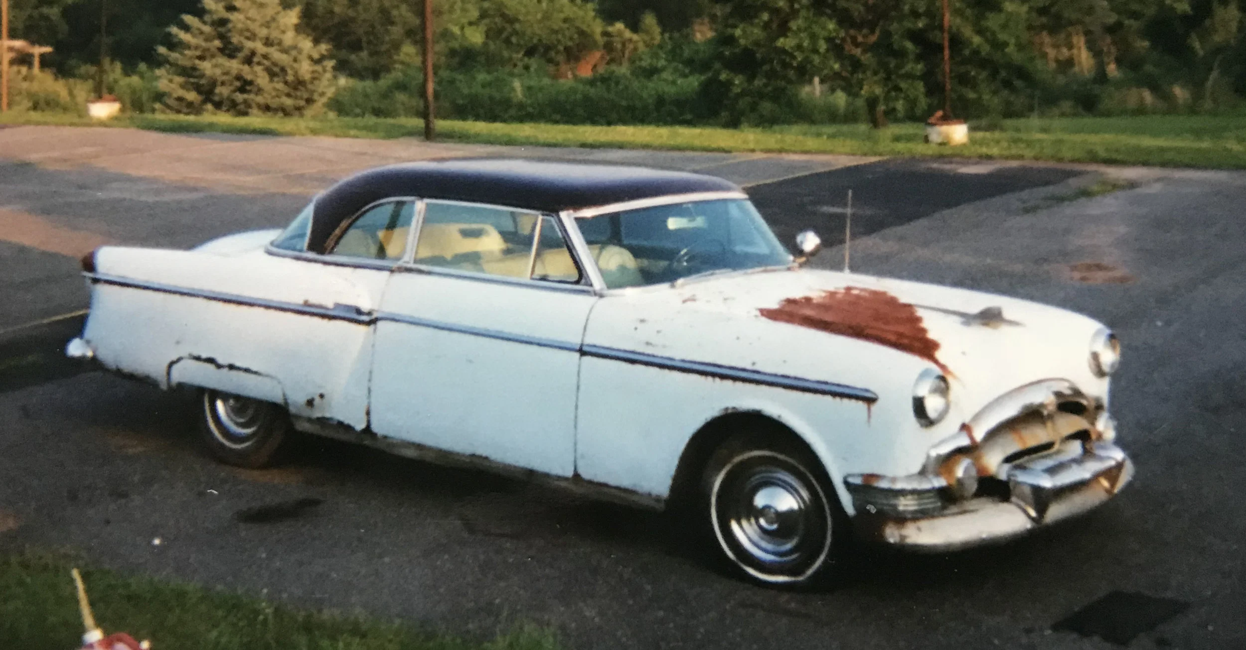 The Packard shortly after we brought it home.