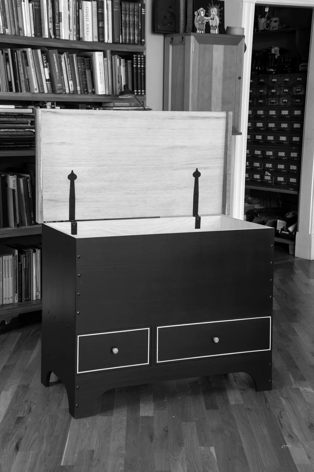 Mule Chest: Sugar Pine and Paint