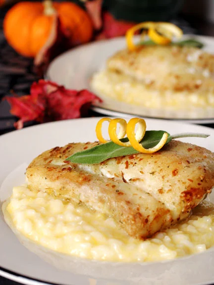 Autumn Grouper with Risotto