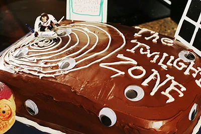 Twilight Zone Birthday Cake