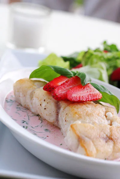 Roasted Tomato Basil Strawberry Grouper