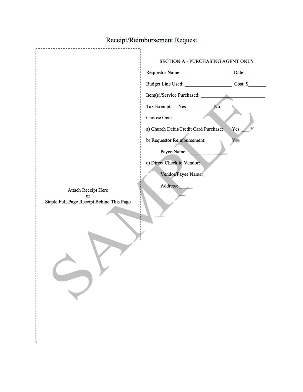 Reimbursement Receipt reimbursement-receipt