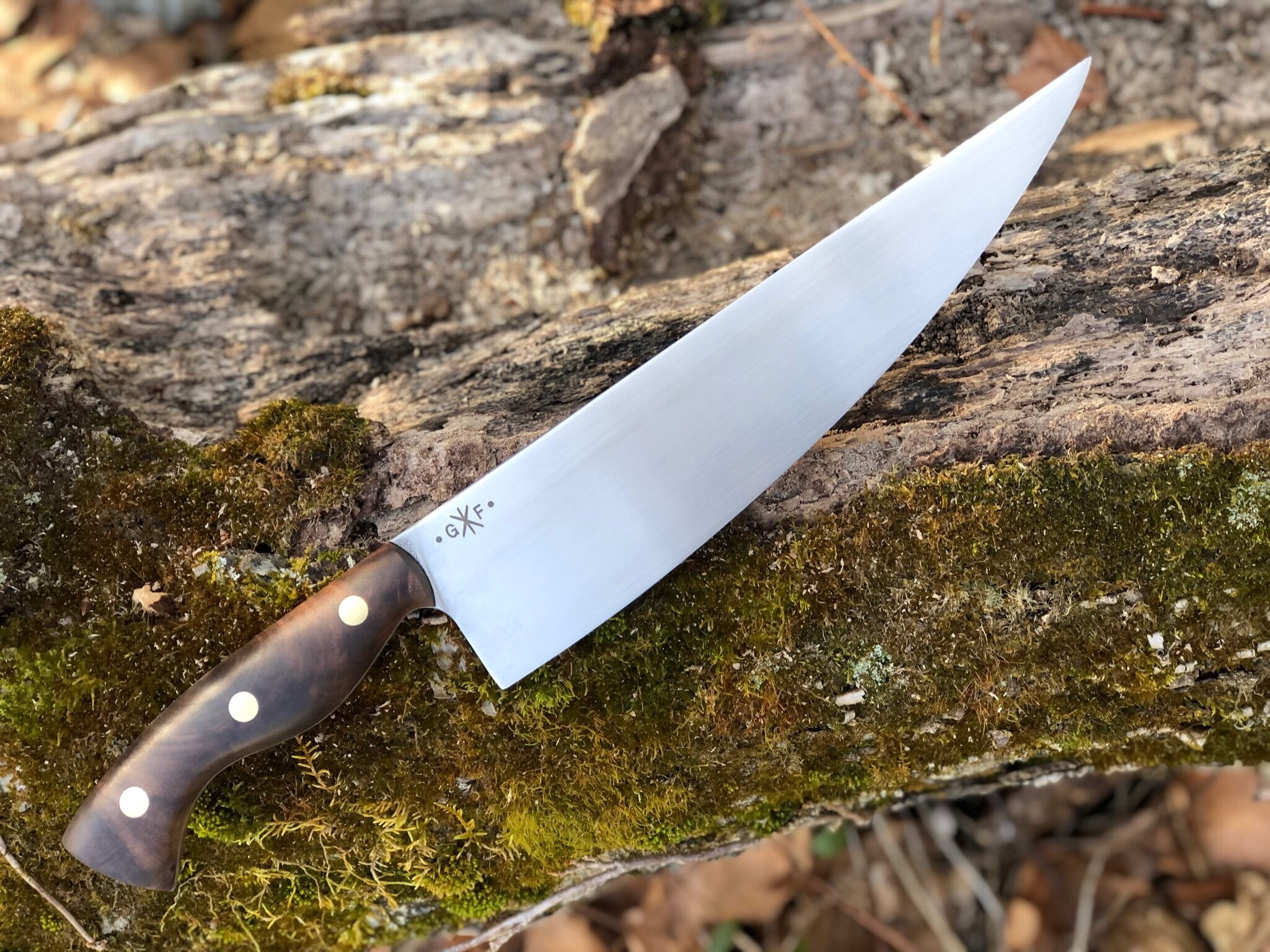 Chef's Knife - Classic French Style with g10 handle — Feder knives