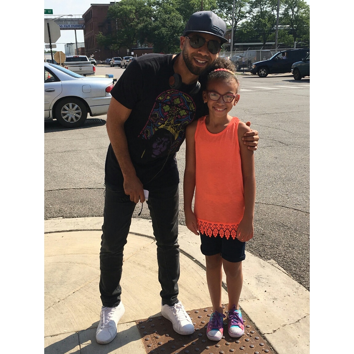 Jussie  Smollet and Alyssia Duda