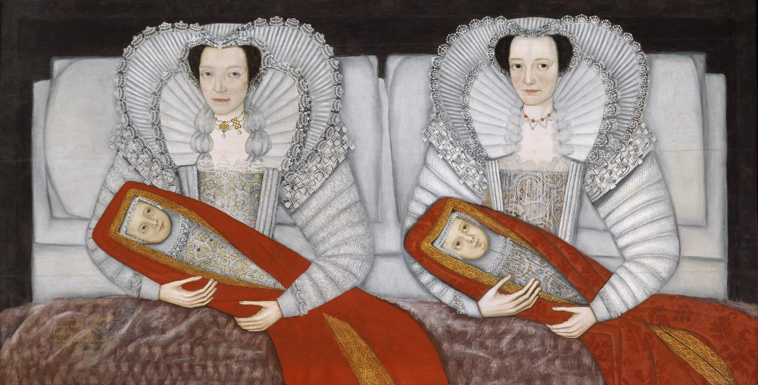 The portrait of the Cholmondeley Ladies c. 1600-1610 #twins
