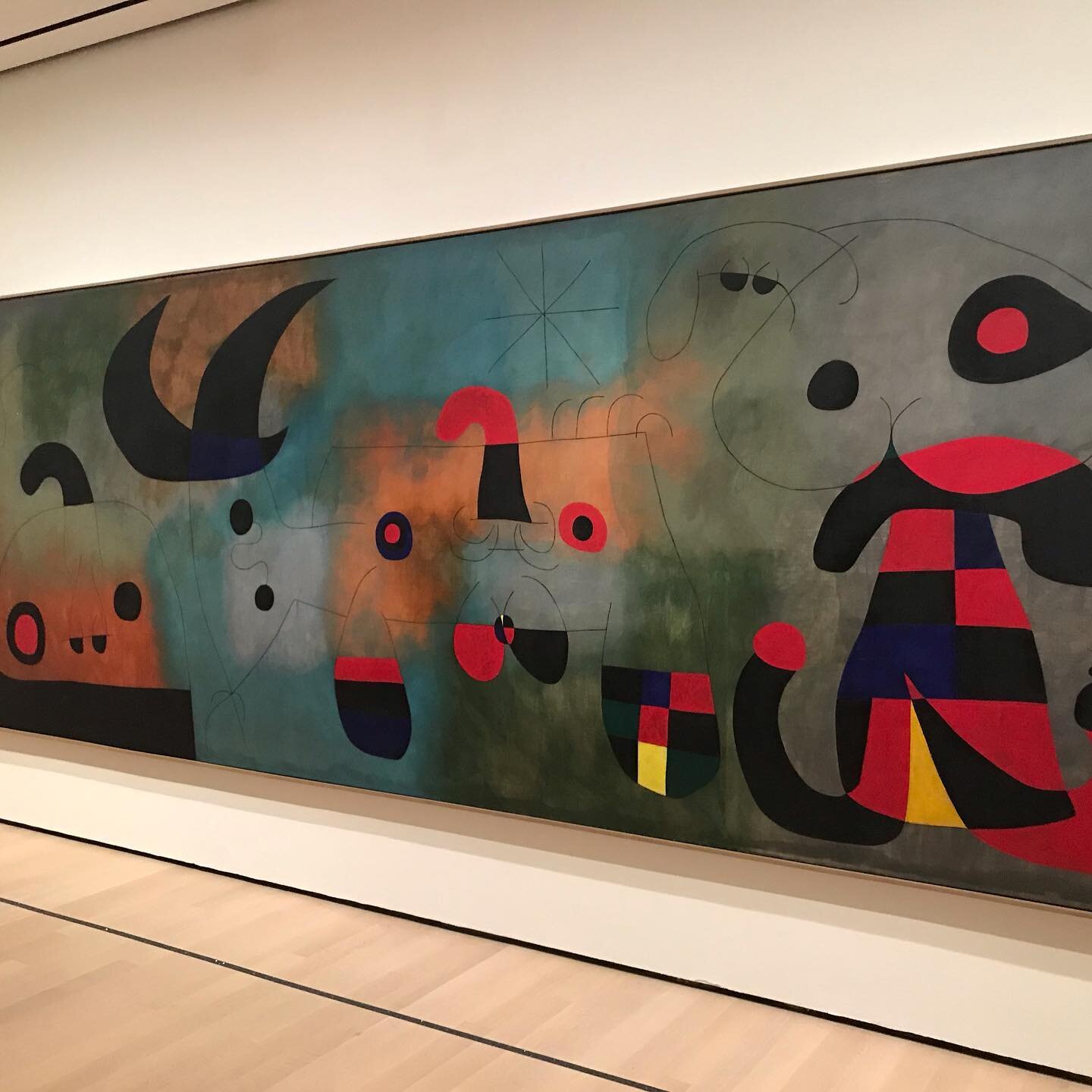 Joan Mir&oacute;&rsquo;s World

A Joan Mir&oacute; exhibit currently underway at the  of Modern Art (MOMA) in NYC is a strong confirmation of why the Spanish painter occupies a storied space in modern art. A close read of Miro's works on display make