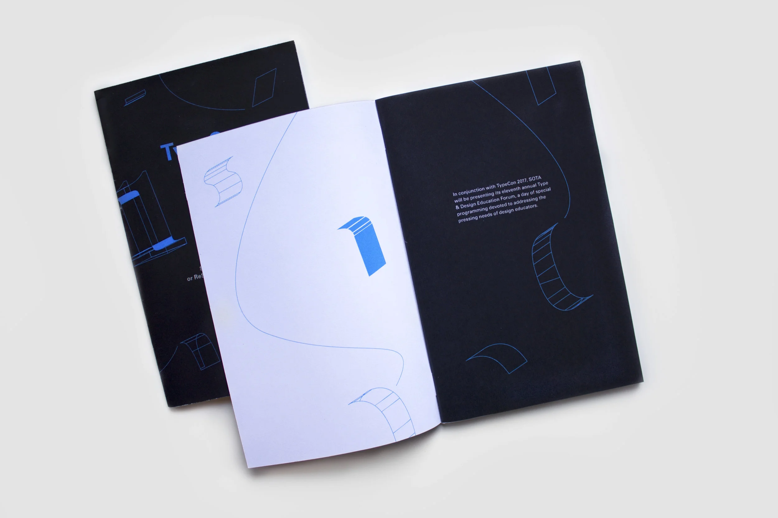  TypeCon program booklet. 4.5 x 7". 