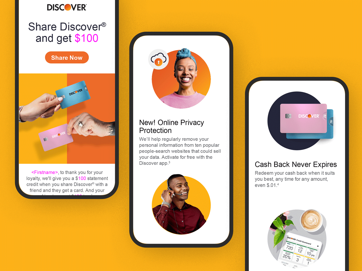  Later rounds of email, with the more refined creative after a direction was chosen. 