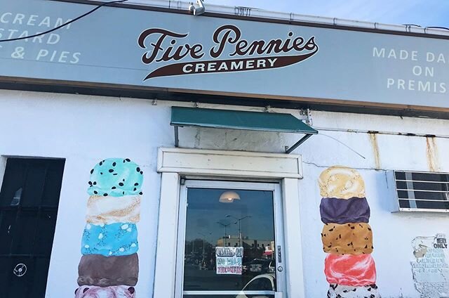 ✨To our friends and neighbors✨
Five Pennies Creamery is coming back! 
Starting Friday, May 15th we will be OPEN on a limited basis. 
Our temporary hours will be Thursday (starting May 21) through Sunday, 2 - 8 PM. 
Our menu will be limited to pints a