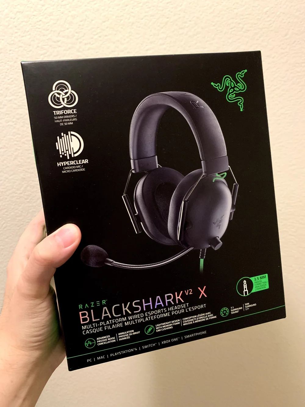 razer headset software on Razer Blackshark V2 X Impressions World Bolding