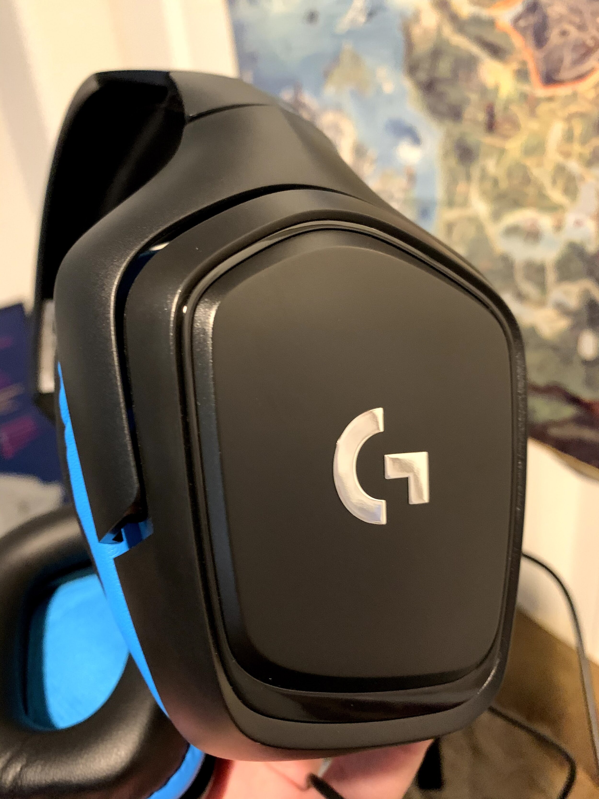 Logitech G PRO X Casque Gaming Over-Ear avec Micro BLUE VOICE, DTS