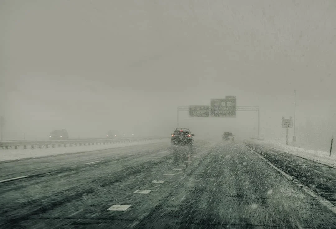 This is probably the rawest image for you guys, shot straight from my car window (don't worry I wasn't driving)
This just goes to show you how quickly life can change though. It was a sunny day up in northern Maine after the huge blizzard, however, a