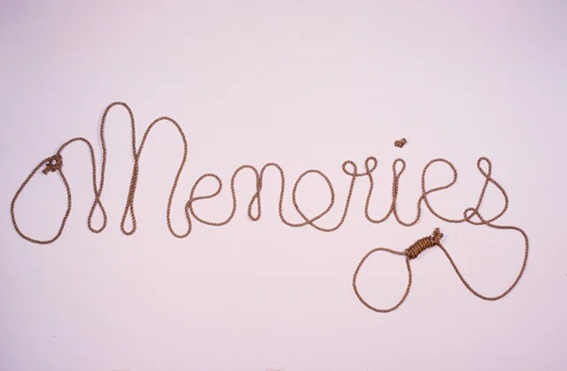 Memories - A family portrait and history lesson that references the artist's family. His maternal grandfather, Earl, who was born in Wyoming and worked as a cowboy. His great uncle, James, was lynched in Georgia after being accused of cheating at cards. The lasso, on one end, alludes to the creation myth of the United States—taming the wild west—and the noose on the other end illustrates the racial oppression that built its wealth and privilege. © Max King Cap Used with permission of the artist.
