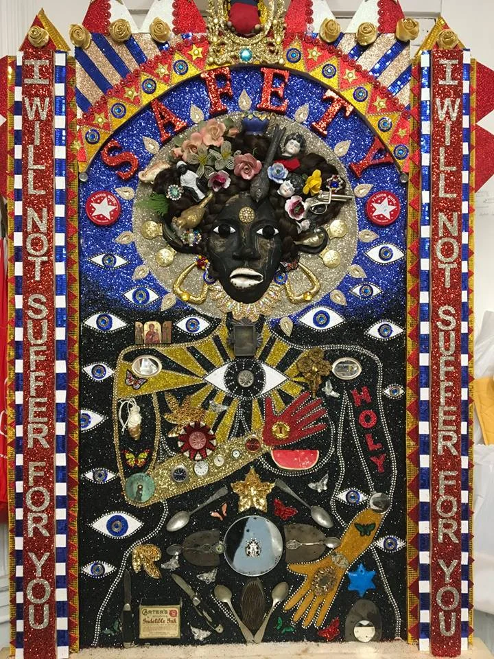 Safety, Mixed media assemblage, © Vanessa German, courtesy of the artist.