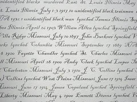 Names of the Lynched Wallpaper © LaShawnda Crowe Storm, used with permission of the artist.